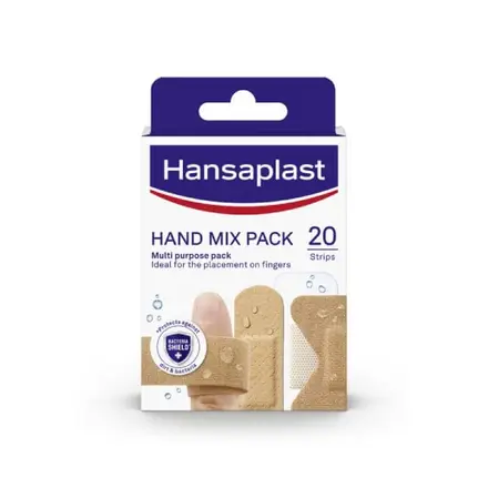 Hansaplast Hand Mix Пластири за ръце 5 размера 20броя
