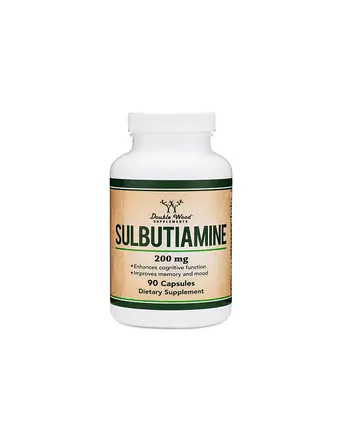 Sulbutiamine/ Сулбутиамин, 200 mg, 90 капсули Double Wood