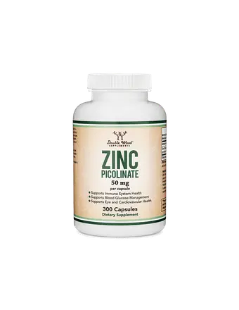 Zinc Picolinate/ Цинк (Пиколинат), 300 капсули Double Wood