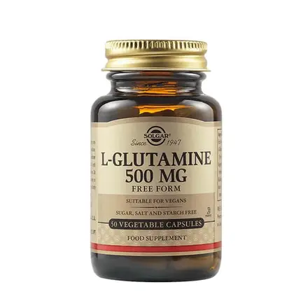 Solgar L-glutamine Л-глутамин за имунната система 500 мг х50 капсули