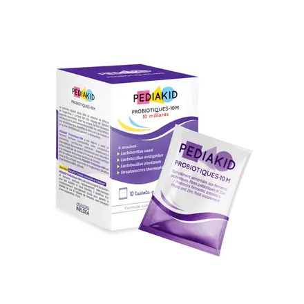 Педиакид / PEDIAKID Probiotiques 10M Пробиотични сашета - 10 сашета
