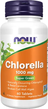 Chlorella 1000 mg [60 Таблетки, 20 Дози]