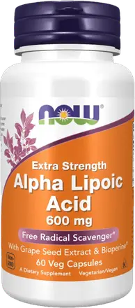 Alpha Lipoic Acid 600 mg / Extra Strength [60 капсули, 60 Дози]