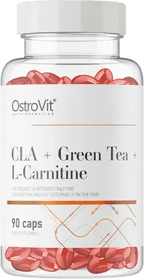 CLA + Green Tea + L-Carnitine [90 Гел капсули, 90 Дози]