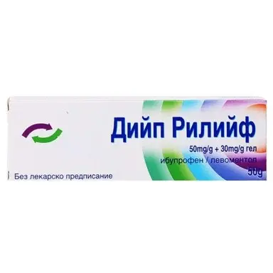Дийп Рилийф Гел при мускулни и ревматични болки 50 гр The Mentholatum Company
