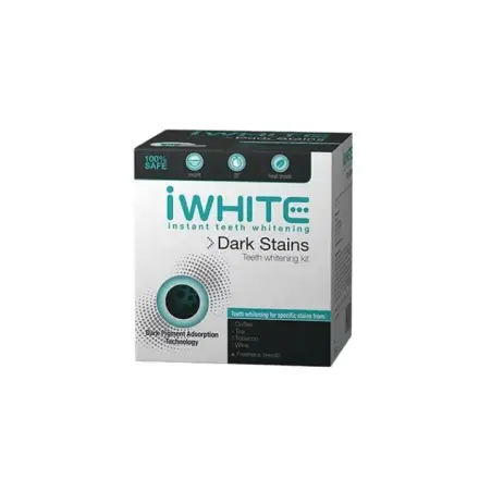 iWhite Instant Dark Stains Гел-шини за незабавно избелване на зъбите с активен въглен 10 бр Комплект