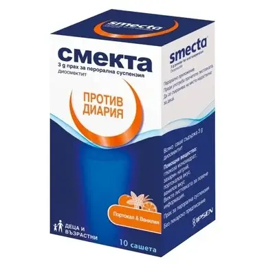 Smecta Смекта прах при диария 3гр x10 сашета