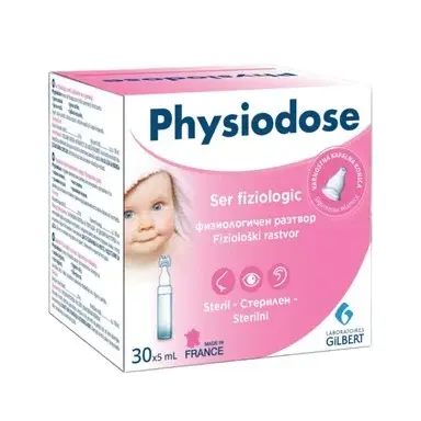 Physiodose Физиодоуз стерилен физиологичен разтвор 5мл х30 монодози