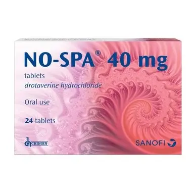 No-spa Но-шпа при болки и спазми в корема 40мг x24 таблетки