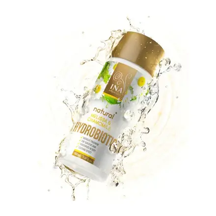 InaEssentials Hydrobiotic ИнаЕсеншълс Хидробиотик с Лайка, Маточина и Алое Вера за интензивна успокояваща грижа при чувствителна кожа 150мл