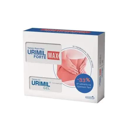 ПРОМО Urimil Forte Max x30 капс. + Urimil Гел 50мл.