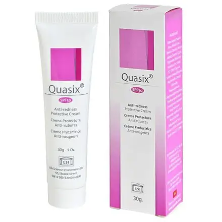 Quasix Крем против зачервяване и розацея SPF30+ 30гр
