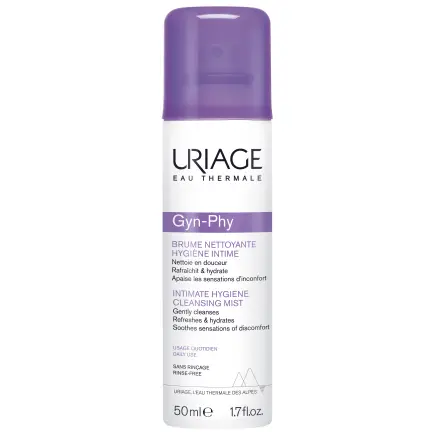 Uriage Gyn-Phy Почистващ аерозол за интимна хигиена 50мл