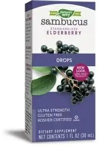 Самбукус Капки 30 Ml Супер Концентрат (Имунна И Дихателна Системи) Natures Way 10493