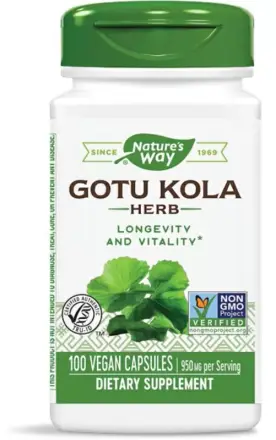Готу Кола (Билка) 475 Mg Х 100 Капсули Natures Way 14000