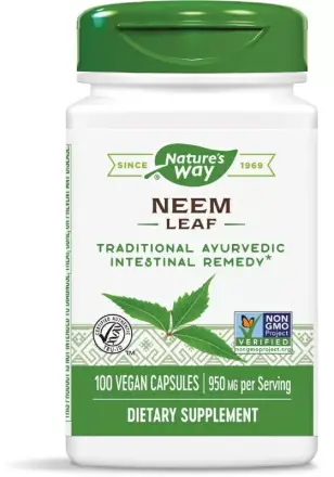 Нийм (Лист) 475 Mg Х 100 Капсули Natures Way 15120
