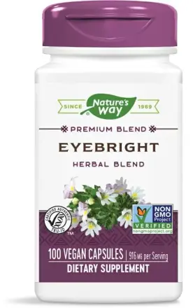 Очанка /Eyebright Blend (Смес) 458 Mg X 100 V Капсули Natures Way 380