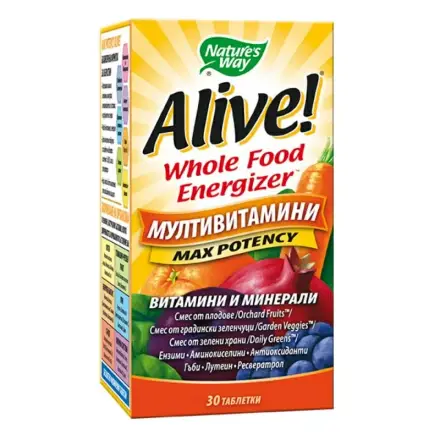 Алайв Мултивитамини 1г Х 30 Таблетки Natures Way 14925