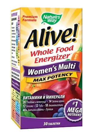 Алайв За Жени (Мултивитамини) Х 30 Таблетки Natures Way 12064