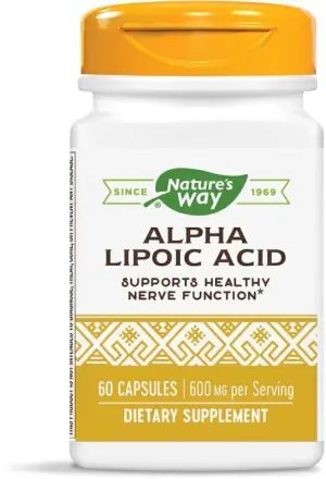 Алфа-Липоева Киселина 200 Mg Х 60 Капсули Natures Way 45181