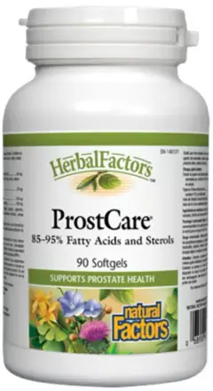 ПростКеър - грижа за простатата 360 mg х 90 софтгел капсули Natural Factors 4186 NF