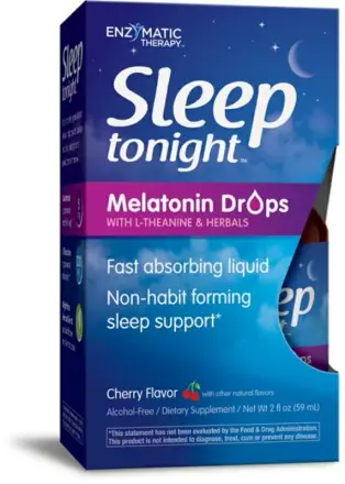Sleep tonight ™ (Мелатонин с L-теанин и билки) 59 ml Natures Way 10746