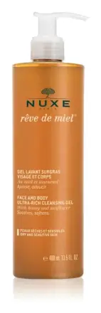 Nuxe Reve de Miel Почичстващ гел лице и тяло 400ml