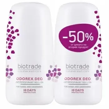 Biotrade Одорекс део рол он 40 мл. ДУО, втория с 50% отстъпка