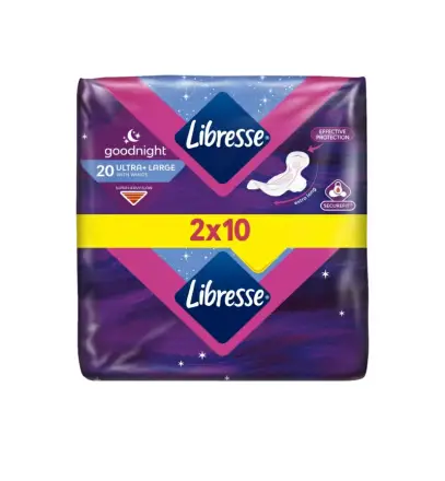 Libresse ultra wing Goodnight duo дамски превръзки 16бр