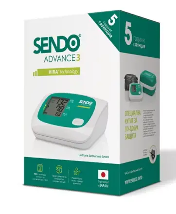 Апарат за измерване на кръвно налягане Sendo Advance 3 Hira + Адаптер