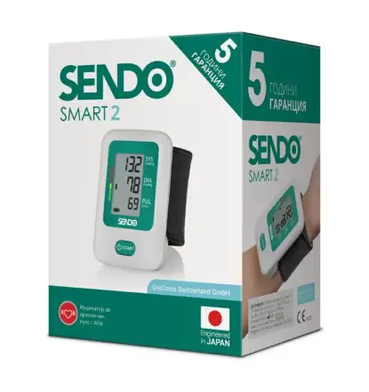 Апарат за измерване на кръвно налягане Sendo Smart 2 за китка