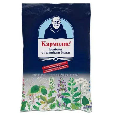 Бонбони Кармолис Със Захар 75гр
