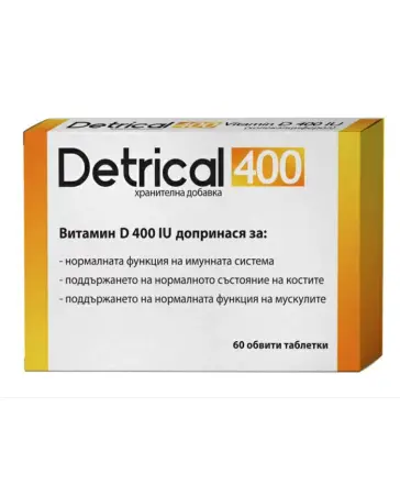 Детрикал 400 Витамин D3 Х 60 Таблетки