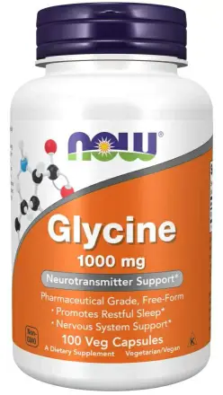 Glycine 1000mg 100 caps Now