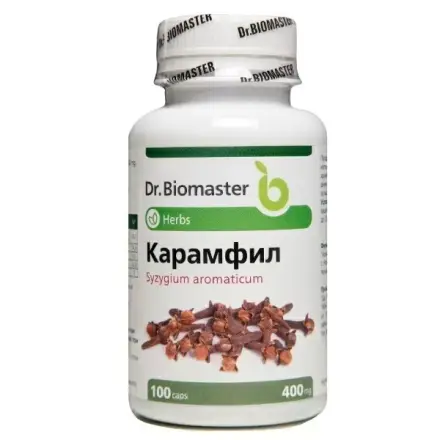 Карамфил капсули 400 mg x 100 капсули Dr. Biomaster