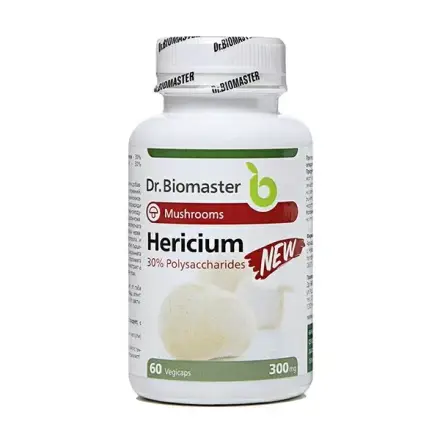 Херициум екстракт 30% полизахариди 300 mg x 60 капсули Dr. Biomaster