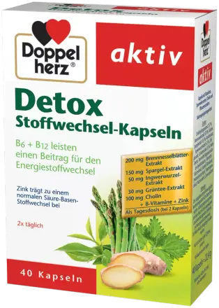 Детокс Комплекс х 40 капсули Doppelherz aktiv