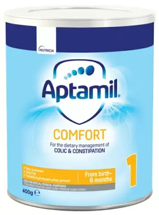 Aptamil Comfort 1 400g 0-6m за храносмилателни смущения