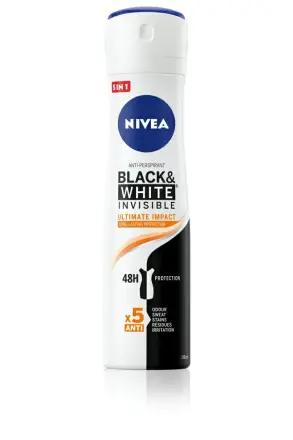 Nivea Deo Спрей дамски Invisible on Black & White Ultimate Impact 150ml
