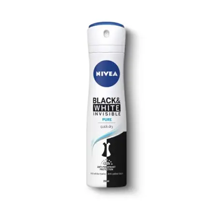 Nivea Deo Спрей дамски Invisible on Black & White Pure 150 ml