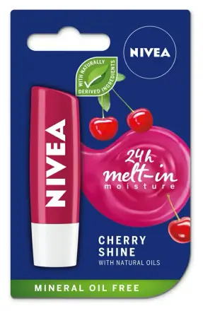 Nivea Балсам за устни Cherry Shine 4,8 g