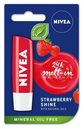 Nivea Балсам за устни Strawberry Shine 4,8 g