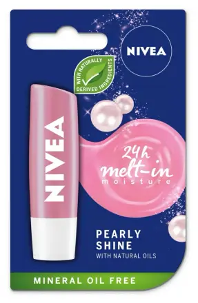 Nivea Балсам за устни Pearly Shine 4,8 g