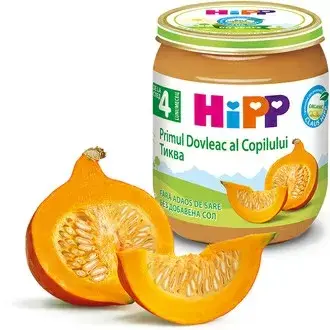 Hipp Био Тиква 4м+ Арт. № 4063 125g стек 6бр