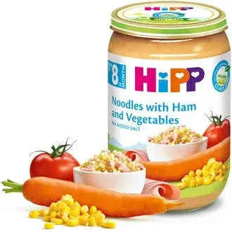 Hipp Био Шунка С Зеленчуци И Макарони 8м+ Арт. № 6540 220g стек 6бр