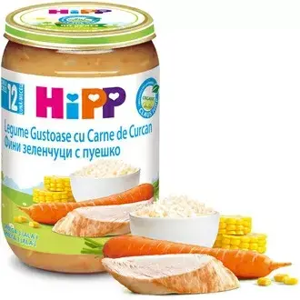 Hipp Био Фини Зеленчуци С Пуешко 12м+ Арт. № 6813 220g стек 6бр