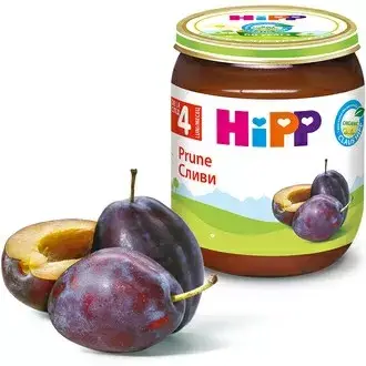Hipp Био Сливи 4м+ Арт. № 4253 125g стек 6бр