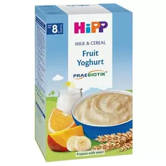 Hipp Пребиотик Инстантна Каша Плодове С Йогурт 8м+ Арт. № 3311 250g