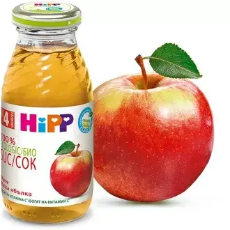 Hipp Био Сок От Мека Ябълка 4м+ Арт. № 8012 200ml стек 6бр