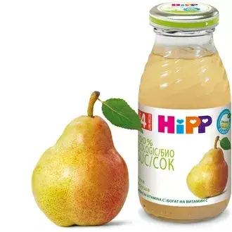 Hipp Био Сок От Круши 4м+ Арт. № 8032 200ml стек 6бр
